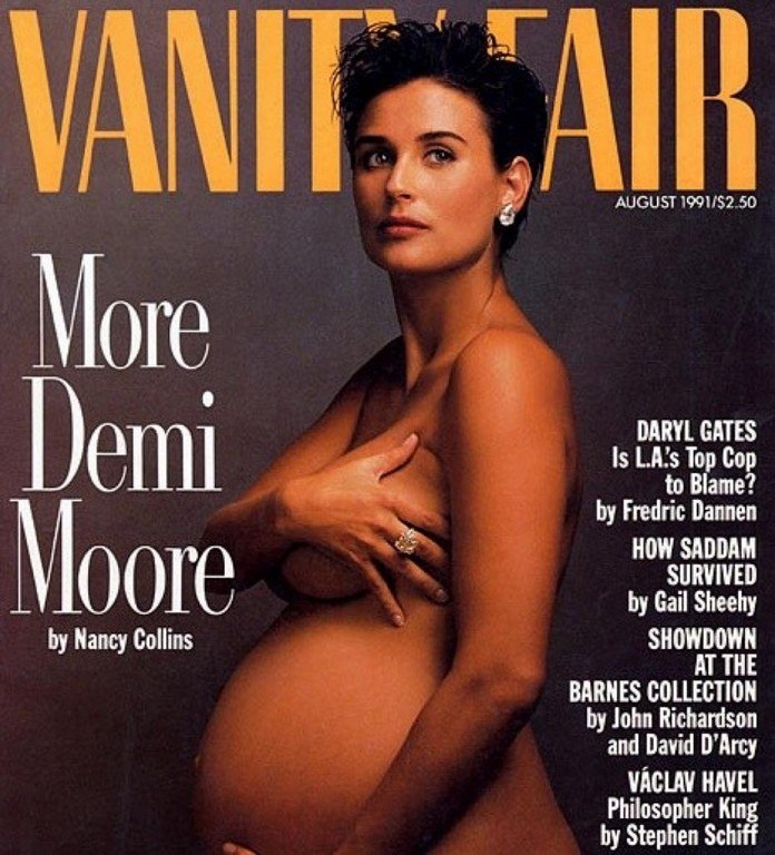 Demi Moore Pregnant Vanity Fair Cover