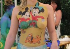 Disney Characters Body Paint