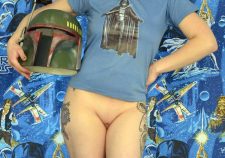 Girl Naked Nerd Star Wars