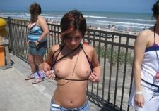 Girls Flashing Tits In Public