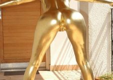 Gold Pussy Body Paint