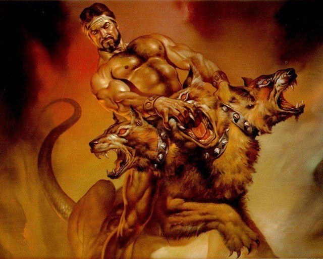 Greek Mythology Hercules And Cerberus