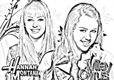 Hannah Montana Coloring Pages To Print