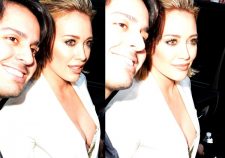 Hilary Duff Walking Around With Her Nipple Exposed