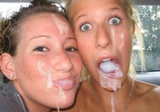 Homemade Black Girl Cum Facial