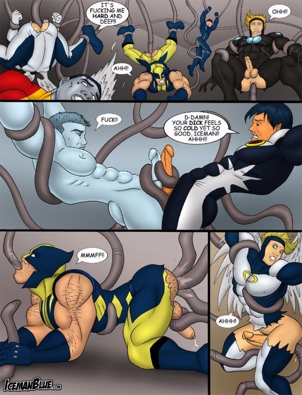 Iceman Blue Gay Porn Comics