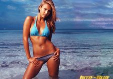 Jessica Alba Blue Bikini