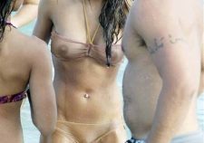 Jessica Alba See Through Bikini