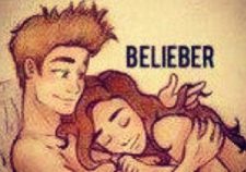 Justin Bieber Couple Cartoon