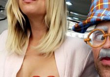 Kaley Cuoco Posts Pic Of Her Boob On Snapchat