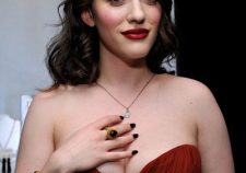 Kat Dennings Hard Nipples In Wet Bikini Pose