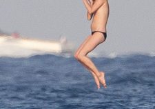 Kate Moss Topless Boat Yacht