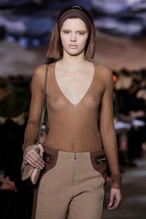 Kendall Jenner See Through Runway