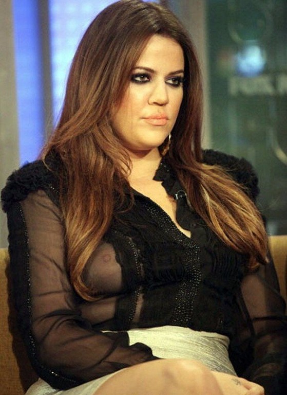 Khloe Kardashian Nip Slip