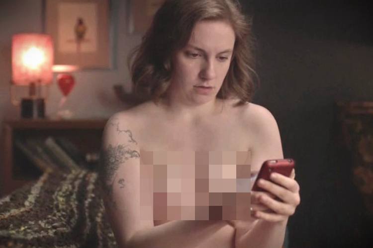 Pics of lena dunham nude Lena Dunham