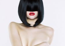 Lips Sexy Girl Brunette Red Erotic