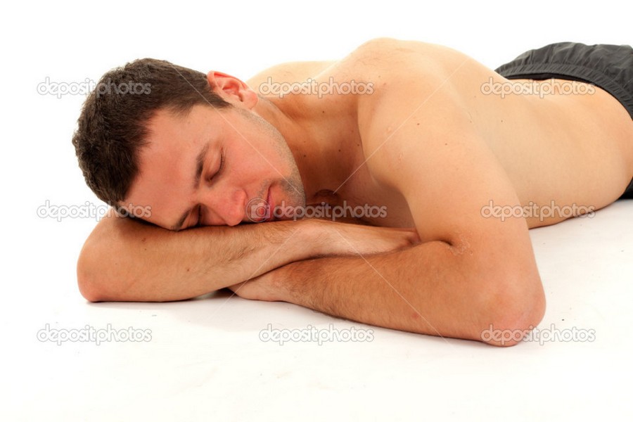 Man Sleeping On Floor