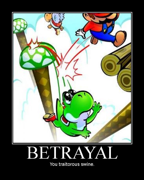 Mario Yoshi Betrayal