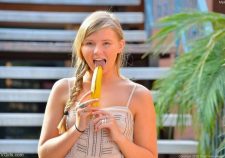 Melissa Ftv Teen Tongue Blonde Pony Tail Banana Cute