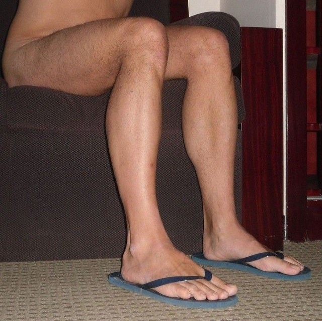 Men Wearing Flip Flops Sandals