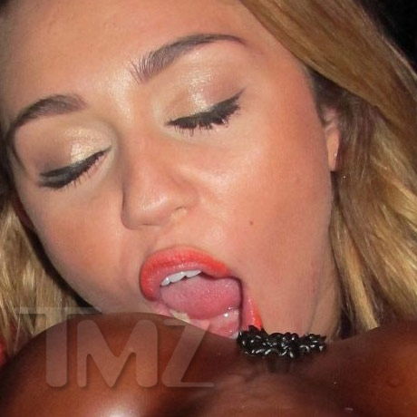 Miley Cyrus Sucking Cock