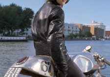Moto Guzzi Motorcycle Girl
