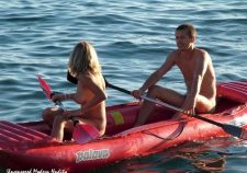 Naked Boating Canoe