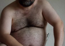 Naked Fat Hairy Man