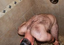 Naked Hairy Men Bent Over