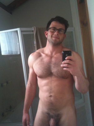 Naked Man With Glasses