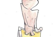 Naked Old Man Cartoon