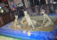 Naked Women Mud Wrestling