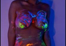 Nikki Sims Black Light Boobs Nude
