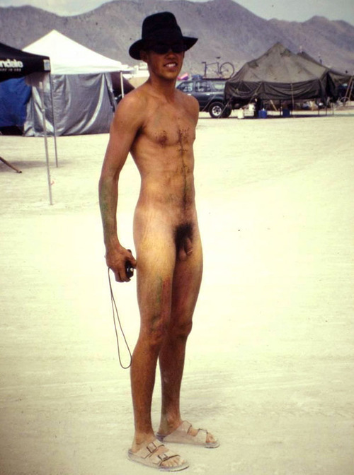 Nude At Burning Man Festival