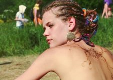 Nude Hippie Girl Festival