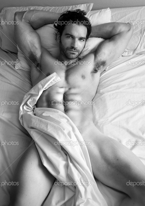 Nude Male Model Black And White