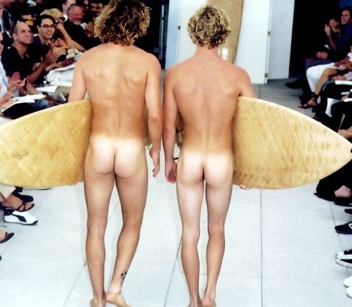 Nude Male Models On Runway