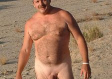 Old Man Naked Outside