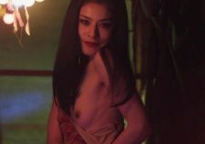 Oriental Actress Makoto Togashi Topless And Seductive Stripping Topless