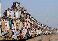 Overloaded Train India