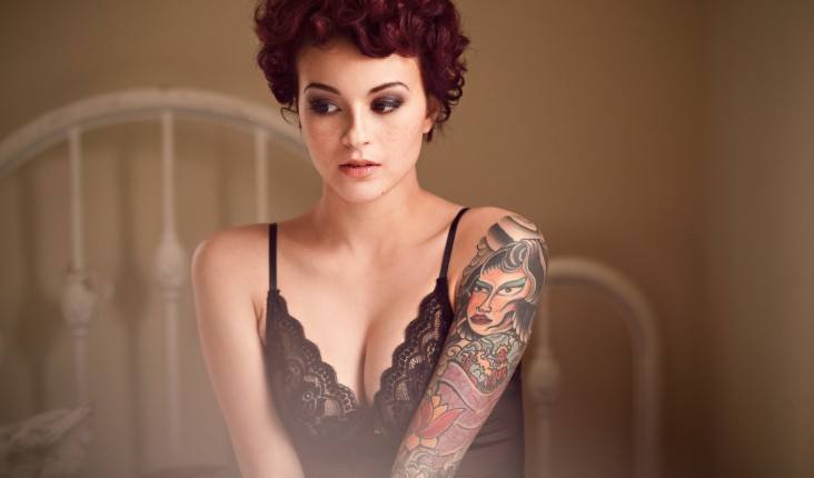 Pose Look Girl Hair Tattoo Tattoo