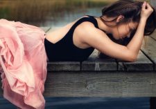 Pose Profile Girl Brunette