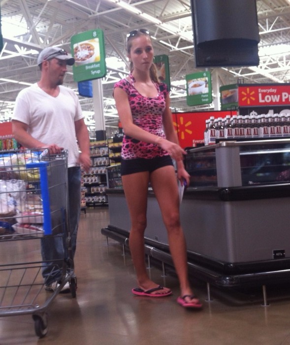 Public Upskirt At Walmart