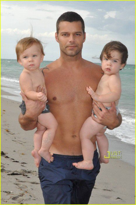 Ricky Martin Twin Sons