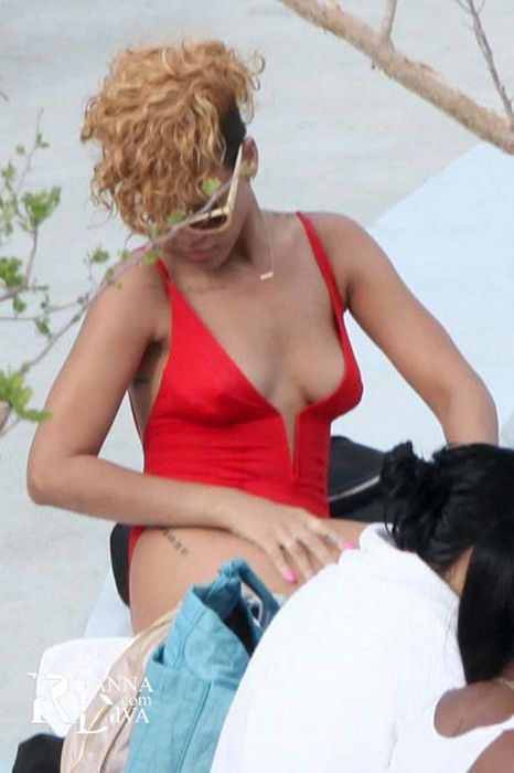 Rihanna See Through Tits