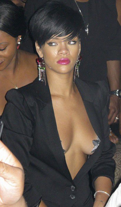 Rihanna Wardrobe Malfunction