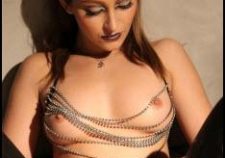 Sexy Dani Posing In A See Thru Shirt