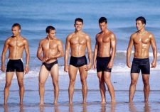 Sexy Men At The Beach