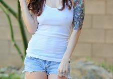 Sexy Topless Girl Ivy Snow New Photos Shoot Up