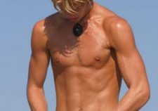 Shirtless Blonde Boys